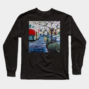 'UPTOWN CHARLOTTE, TRYON ST.' Long Sleeve T-Shirt